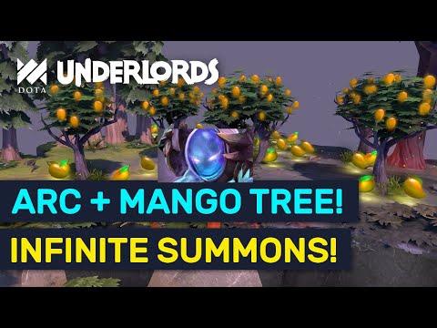 INFINITE SUMMONS! 2x Refresher Arc Warden Mango Tree! | Dota Underlords