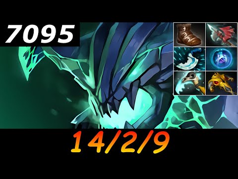 Dota 2 Outworld Devourer 7095 MMR 14/2/9 (Kills/Deaths/Assists) Ranked Full Gameplay