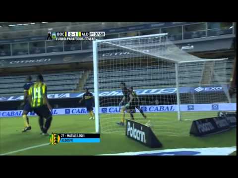 Gol de Matías Lequi  Boca 0-1 Aldosivi