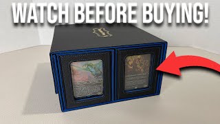 Commander Deck Box for MTG/TCG Sports Cards, 5 in 1 Trading Card Storage Box Fits 400+ Double-Sleeve
