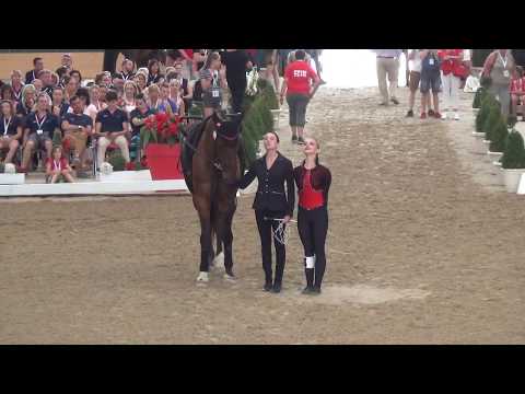 Junior Vaulting WM 2017 - Swiss Team Samira Garius - Free Style Final - Rank 8