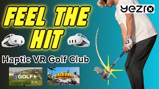 Yezro Y14 Pro Haptic VR Golf Club for Meta Quest 3 & 3s - Unboxing, Assembly, Gameplay, Review