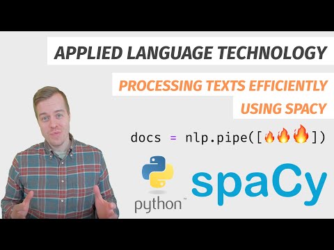 Processing texts efficiently using spaCy