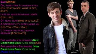 Billionaire Glee Lyrics