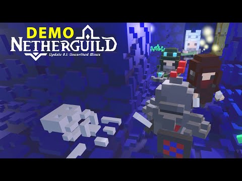 1K Games in Minecraft Style! Watch Netherguild Demo