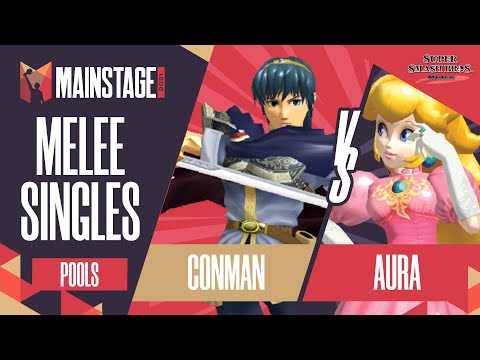 Aura vs Conman - Melee Singles: Pools - Mainstage 2021 | Peach vs Marth