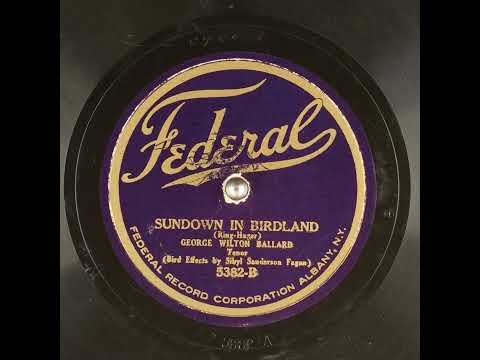 Sundown in Birdland - George Wilton Ballard with Sibyl Sanderson Fagan