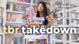 reading every book on my physical TBR... again 👀 | TBR TAKEDOWN 📚