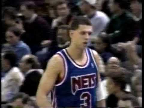 Nets @ Pacers (Dec.19, 1992) - Drazen Petrovic vs Reggie Miller Highlights