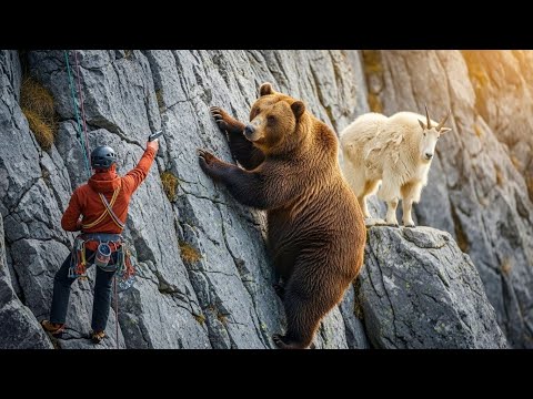 Mountain Goat vs Grizzly Bear: The Most Dangerous Rescue Ever Attempted
