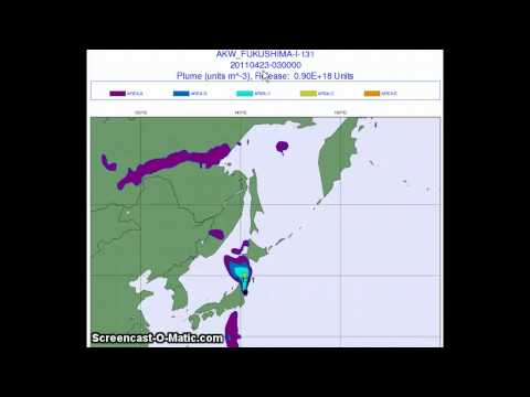 Even ZAMG shows high levels headed west and North!  Japan Fukushima LIES!