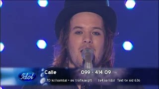 Calle Kristiansson - Are you gonna go my way - Idol Sverige (TV4)