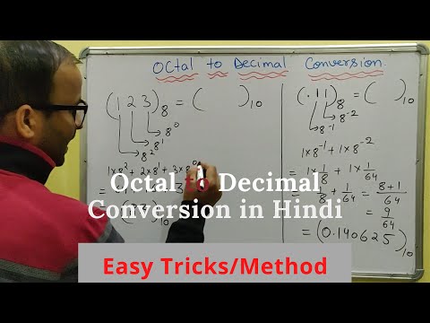 Decimal To Binary Octal Hexadecimal Number System conversion in Hindi CSE GYAN