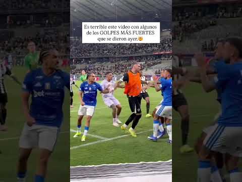 Es terrible este video con algunos de los GOLPES MÁS FUERTES que se dieron ayer🤯 #futbol