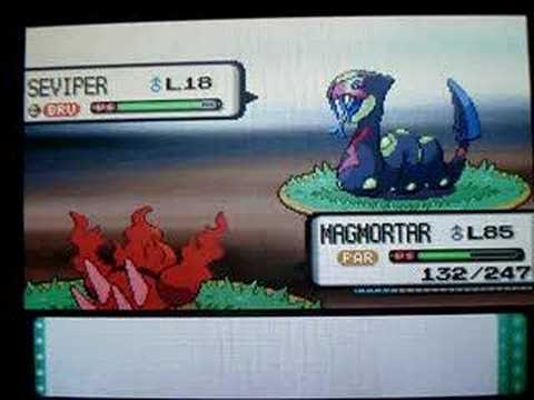 Shiny Seviper with Pokéradar