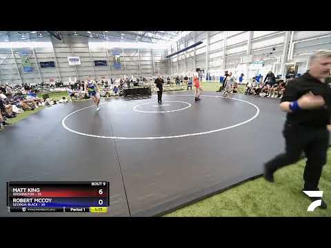 195 Lbs Round 3 (8 Team) - Matt King, Washington Vs Robert McCoy, Georgia BLACK 99eb