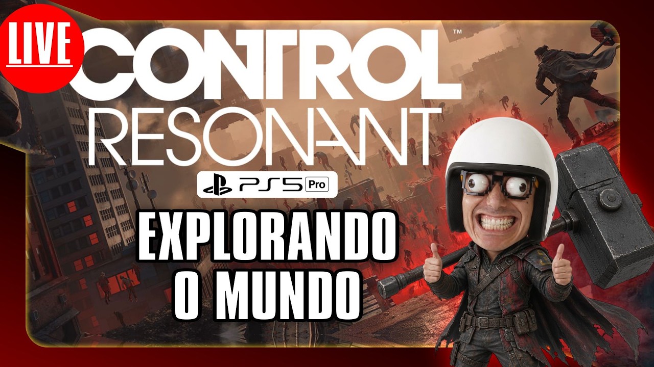 🎮🚨AO VIVO - EXPLORANDO O MUNDO de Control Resonant - PARTE 2 - PS5 PRO #ControlResonant