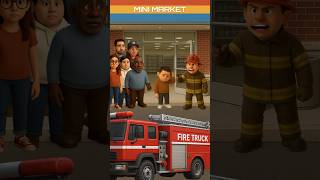 False Fire Alarm?! Everyone Panicked Because of Liam! 😱🤣 #cartoon #animation #funny #comedy #shorts