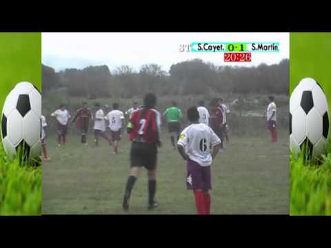 RESUMEN DEL PARTIDO SAN CAYETANO vs SAN MARTIN  domingo 22 de marzo 2015
