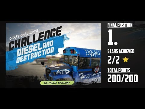 WRECKFEST Walkthrough Gameplay Part 45 - DIESEL AND DESTRUCTION