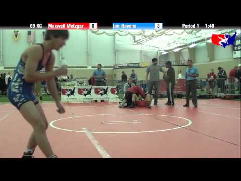 Maxwell Metzgar vs. Ian Havens at 2013 ASICS FILA Cadet Nationals - GR