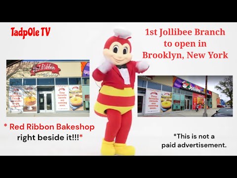 Primeira filial da Jollibee no Brooklyn, Nova York!!! Inauguração no inverno de 2023