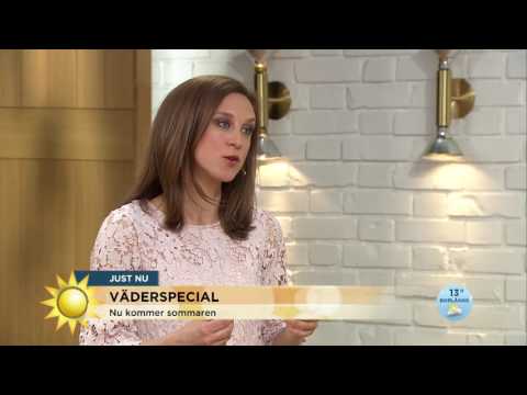 Sol och värme - "Vi kan säkert få årshögsta i dag" - Nyhetsmorgon (TV4)