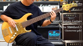 Video thumbnail for Blue Guitars - Wood Custom Guitars / Vibe Standard-5 - Glamorous gold by Blue Guitars
