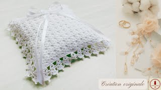 COUSSIN MARIAGE ALLIANCES 💍 au crochet