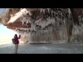 Spectacular Ice Caves on Lake Superior