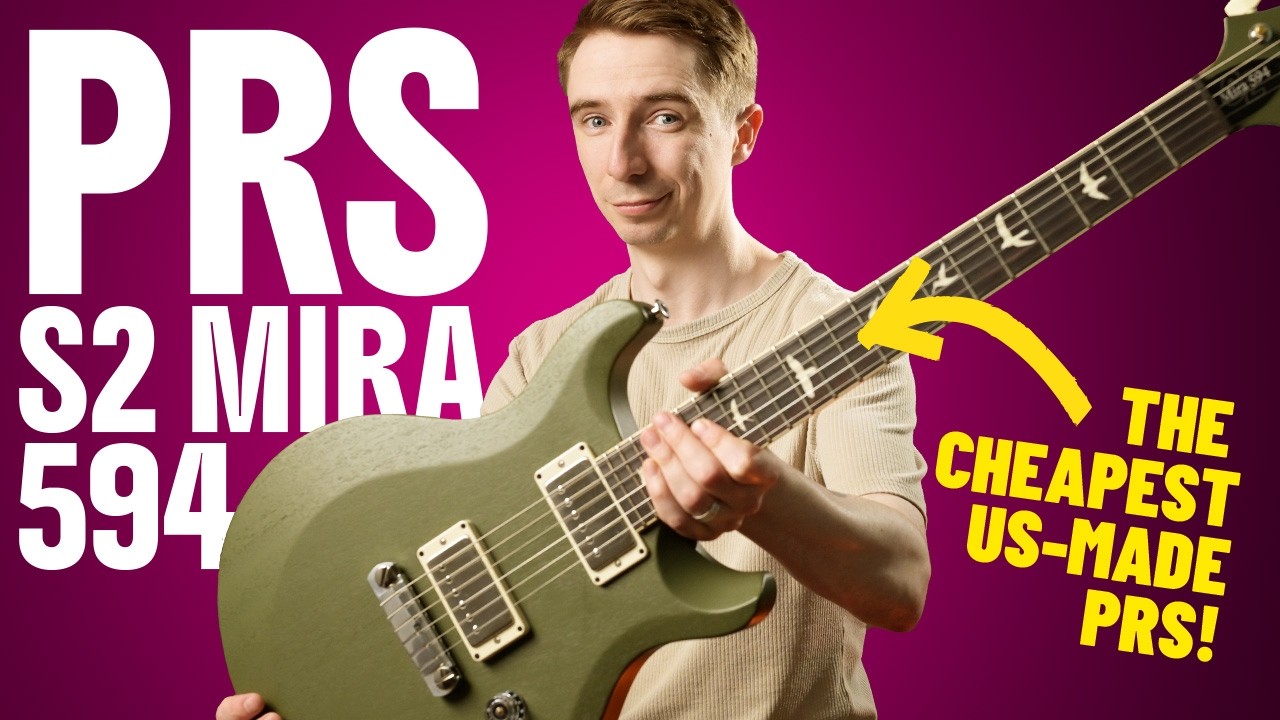 PRS S2 Mira 594 Satin demo - the most affordable US-made electric from Paul Reed Smith - YouTube