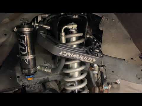 Camburg Coilover Performance system install on a Toyota 4Runner