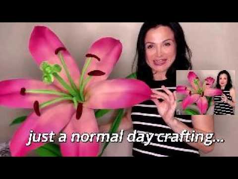 Giant Foam Lily Tutorial — Painting & Assembly Guide