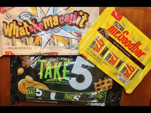 Take 5, Whatchamacallit & Mr. Goodbar Candy Bar Review