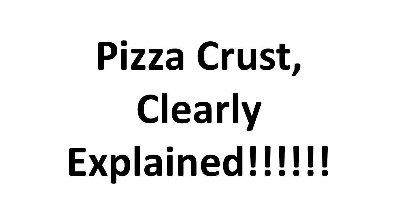 How to Make the Perfect Pizza Crust with StatQuest
