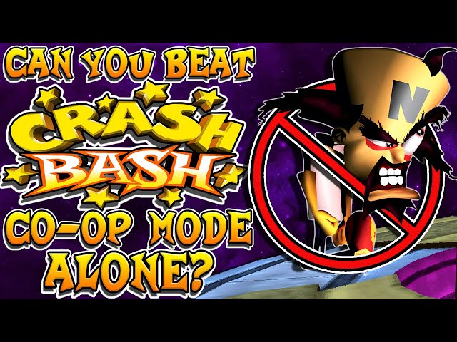 Can You Beat Crash Bash's Co-op Mode Alone?