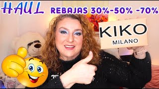 Haul KIKO rebajas 30%-50%-70%. Vamos a ver lo qué me pedí. Recomendados! #kikomilano #kikorebajas