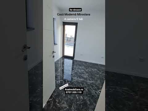 Direct dezvoltator! Casa Miroslava,S.u.130 mp,4 camere,2 bai,0% Comision — Video