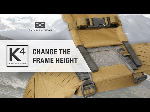 K4 Packs — How To Change Frame Height — Exo Mtn Gear