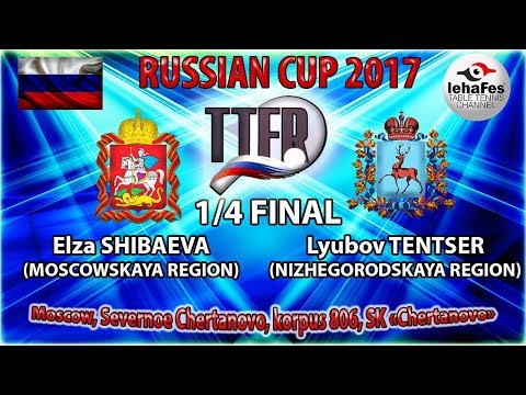 КУБОК РОССИИ-2017 1/4 ФИНАЛА Эльза ШИБАЕВА (R:1588) - Любовь ТЭНЦЕР (R:1152)