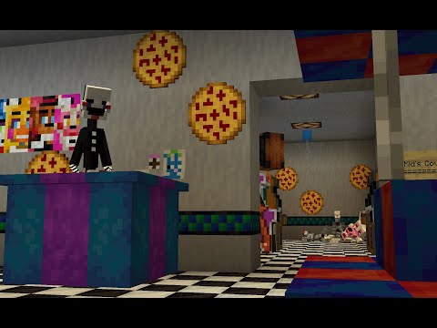 I build my very own fnaf pizzaria (part 2)