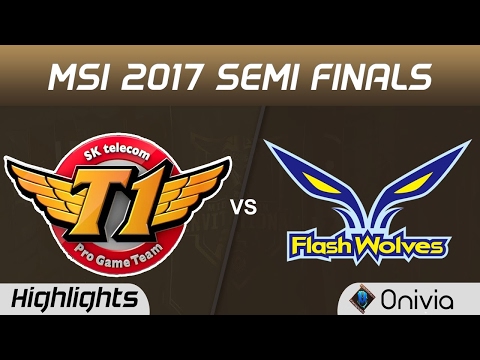 SKT vs FW Highlights Game 1 MSI 2017 Semi Finals SK Telecom T1 vs Flash Wolves by Onivia