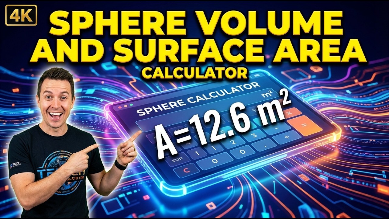 Sphere Volume and Surface Area Calculator