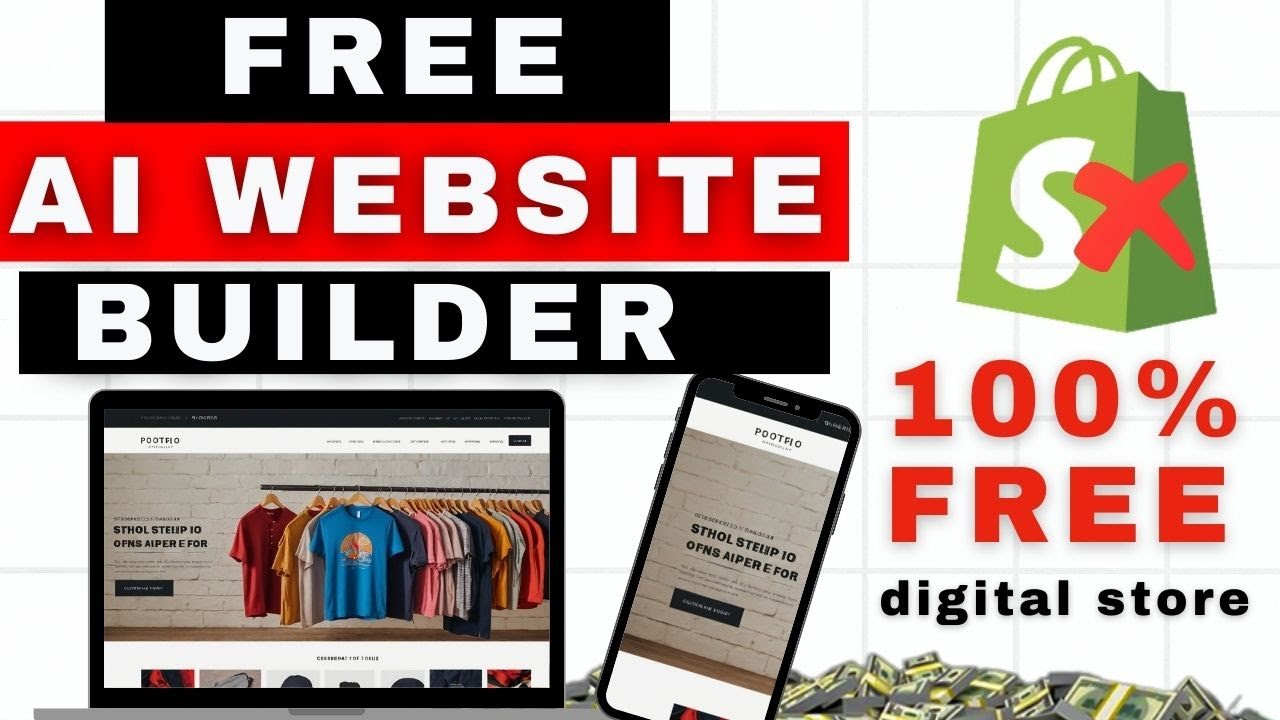 ❌FORGET Shopify! Use this Free AI Website Builder to Create Your Online Store🤑 | Digital Products