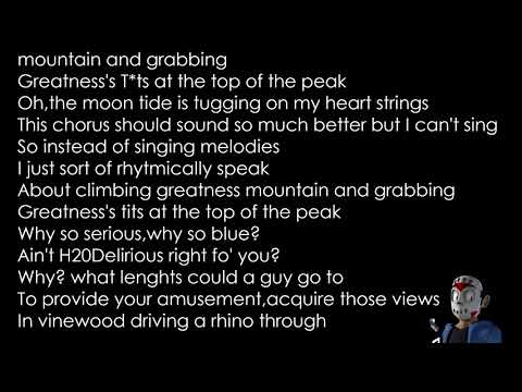 10 MILLION SUBSCRIBER (Official Lyrics)Lyric Video  - H2ODelirious 10 Million Subs Song