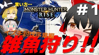 オサじゃない普通のイズチをハンマーで殴ってみた【MHRise モンスターハンターライズ】【ゆっくり実況】