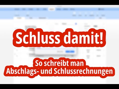 Abschlags- und Schlussrechnung: so geht's richtig! ✋🏻