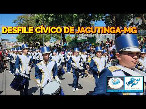 DESFILE CÍVICO JUNTO AS COMEMORAÇÕES DO ANIVERSÁRIO DE JACUTINGA-MG