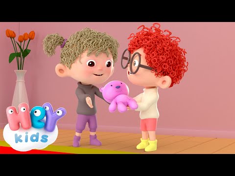 Teilt miteinander 🌟 | Lied, um das Teilen zu lernen | HeyKids Kinderlieder TV
