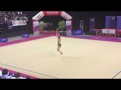 DN1 Orléans Milana Tomaeva massues - France Chambéry 2018